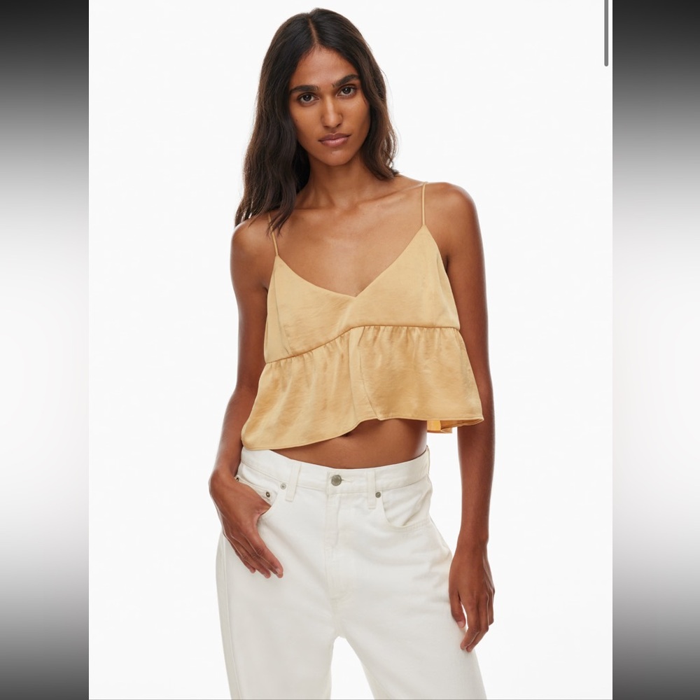 Aritzia Little Moon Lover camisole XS Gold